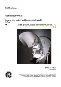 GE Senographe DS钼靶维修手册