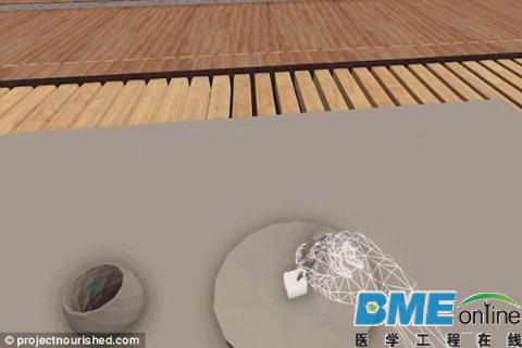 VR技术新应用：虚拟进食