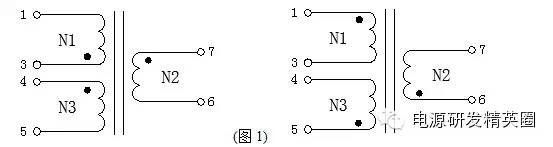 变压器同名端与绕制工艺