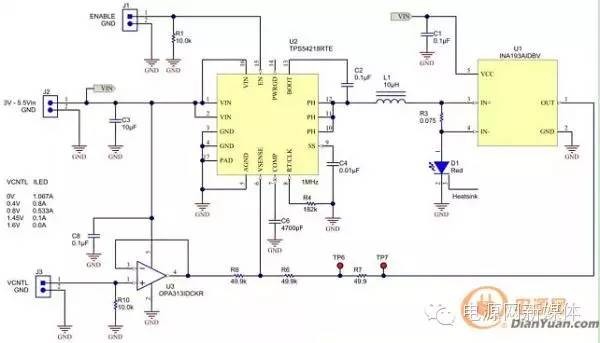 如何确保LED电源中的补偿控制回路稳定？