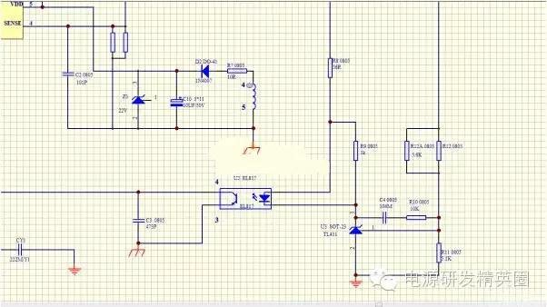 开关电源中光耦为何既有串联又有并联电阻