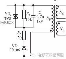 开关电源钳位保护电路及散热器的设计