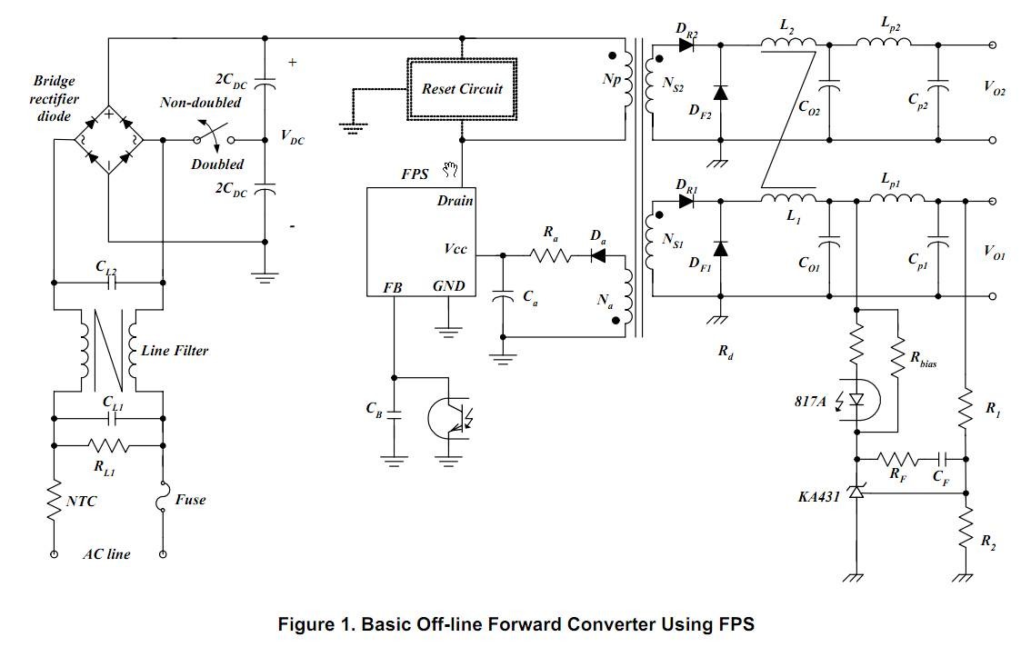 仙童资料翻译：十三个步骤教你完整设计正激双路输出开关电源，妥妥的！