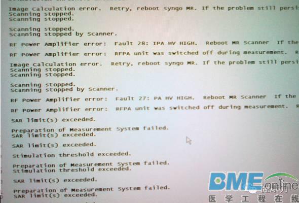 SIEMENS MR RF-AMP故障维修一例