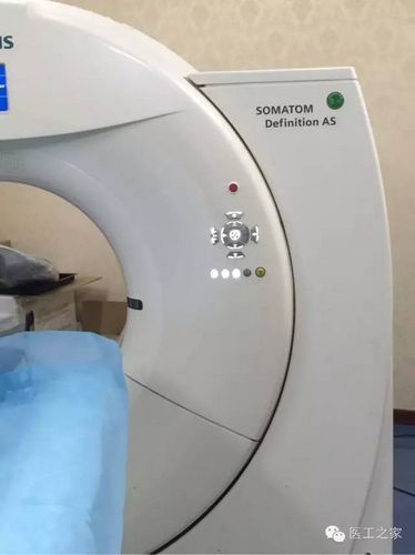 西门子 SOMATOM Definition AS CT扫描床维修现场图